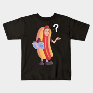 Hot Dog Car Guy Kids T-Shirt